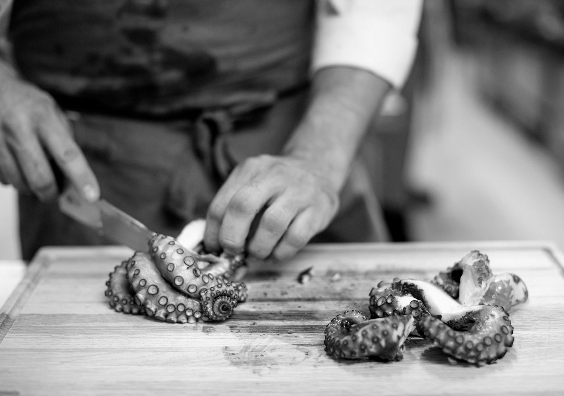 Preparazione Piatto Mediterraneo Brasserie Vicenza